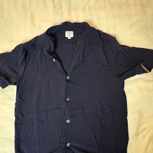 Reiss Dark Blue Collared Shirt